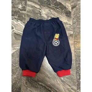 Vintage Winnie The Pooh Baby Pants Blue 6/9 M 100‎ Acre Collection